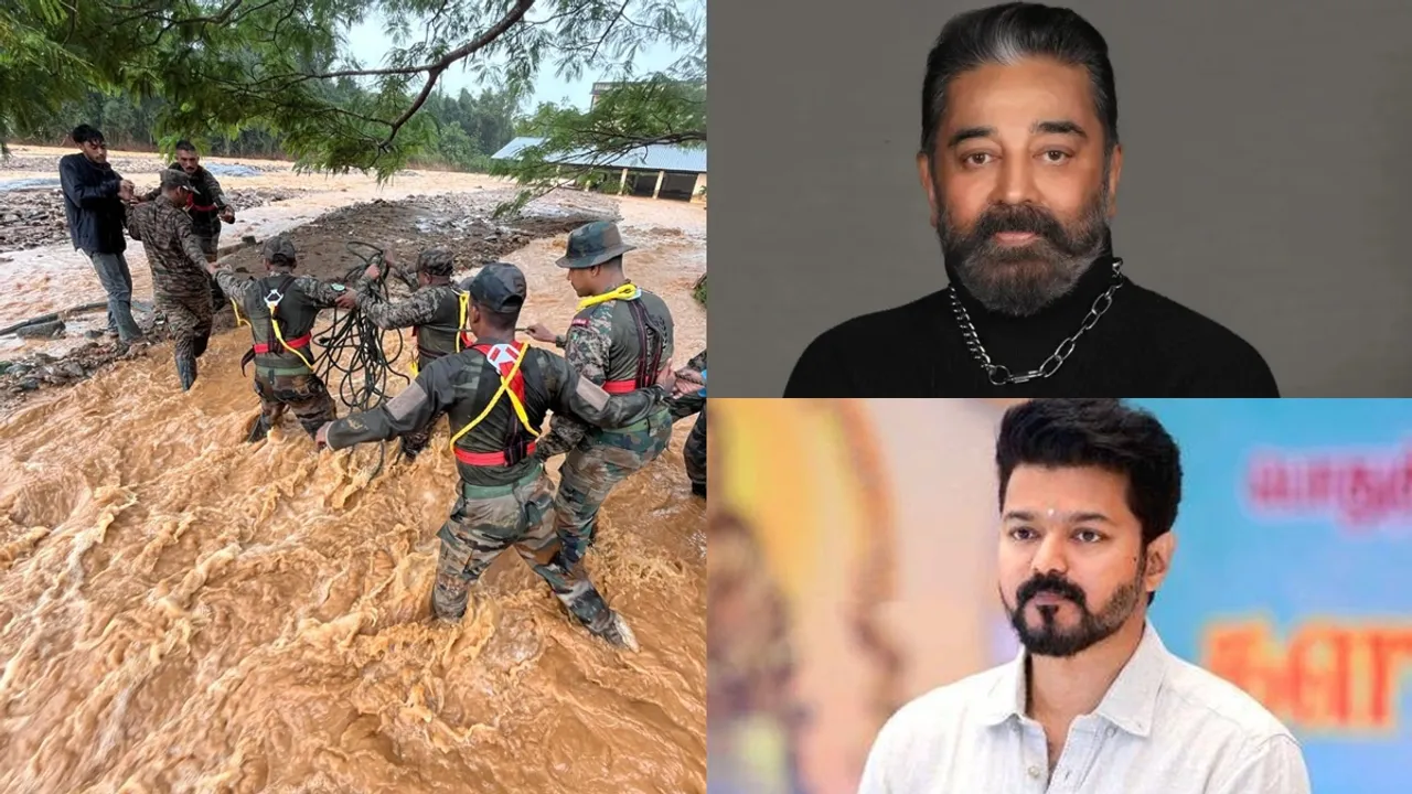 Wayanad Landslide Kamal Haasan and Vijay
