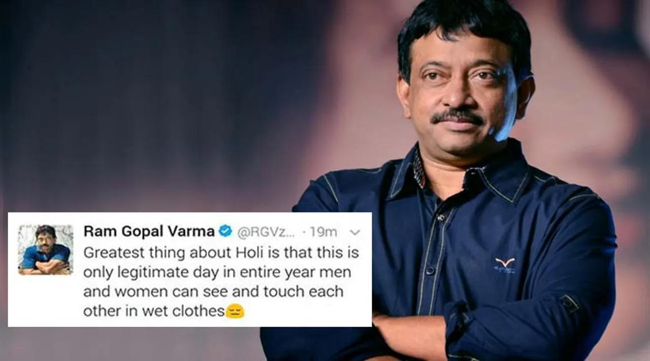 ഹോളിയാഘോഷിക്കുന്ന ബോളിവുഡിന് മസാല ചേര്‍ത്ത് രാം ഗോപാല്‍ വര്‍മ ട്വിറ്റെറില്‍