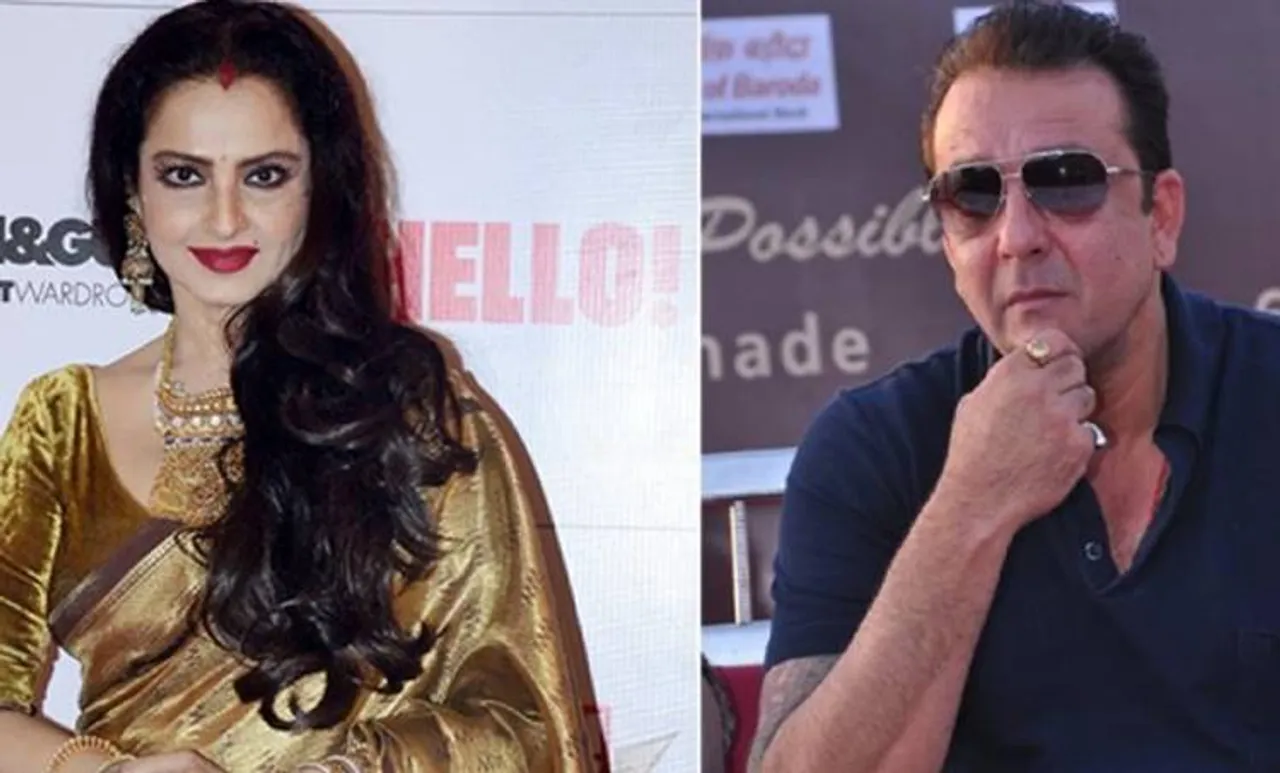 rekha, sanjay dutt