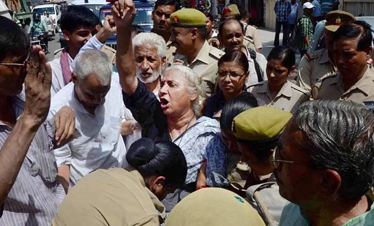 നിരാഹാര സമരത്തിനിടെ മേധാ പട്കറെ മധ്യപ്രദേശ് പൊലീസ് അറസ്റ്റ് ചെയ്തു