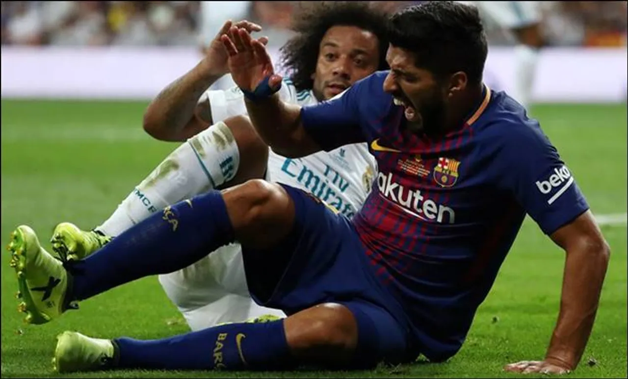 ബാഴ്സിലോണയ്ക്ക് ഇത് കലികാലം, പരിക്കേറ്റ സുവാരസ് 4 ആഴ്ച കളിക്കില്ല