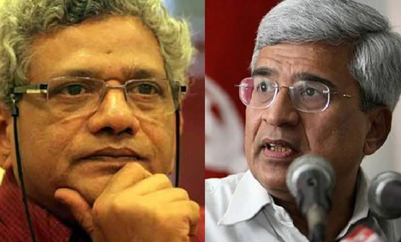 prakash karat, sitaram yechury