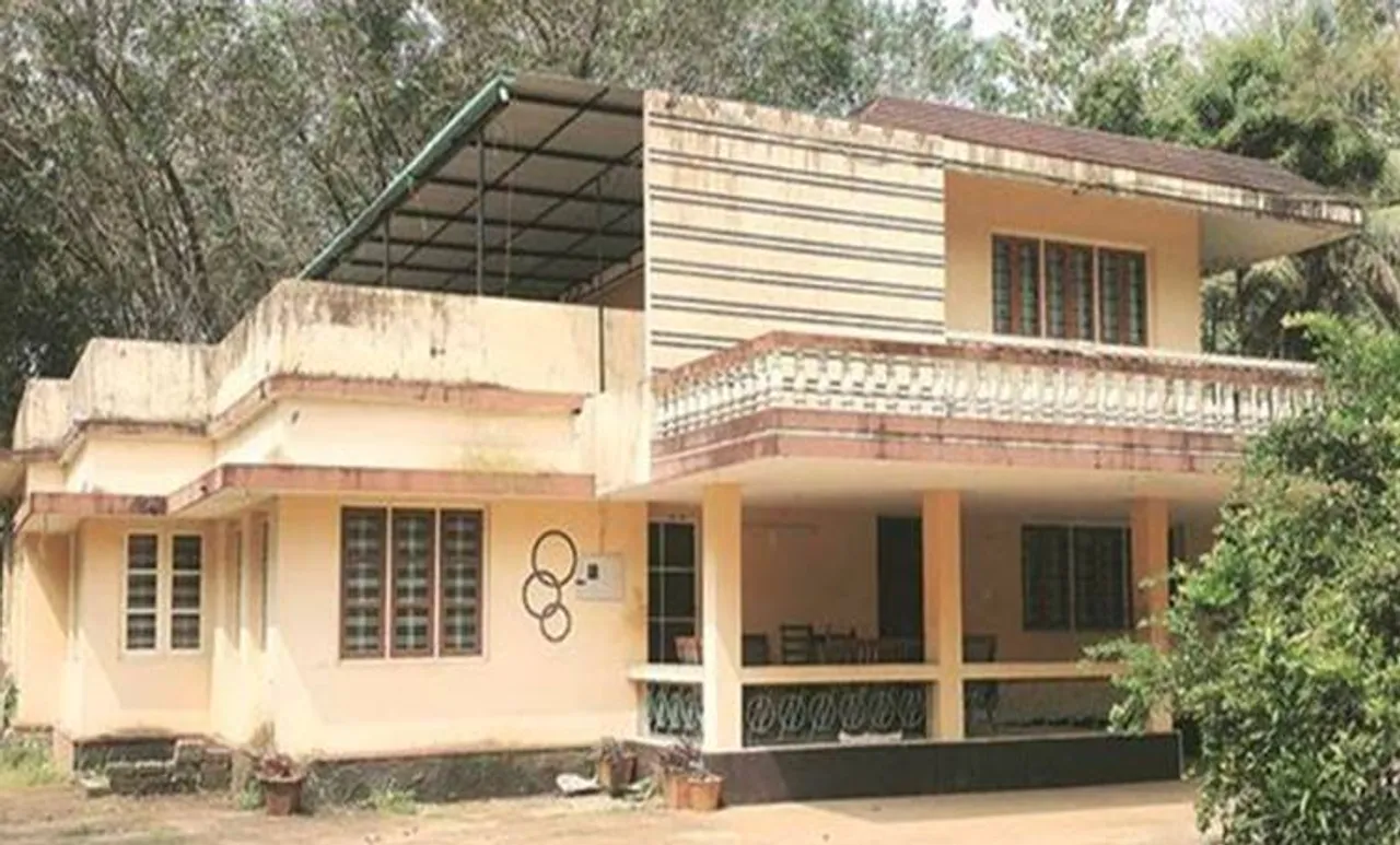 The house near Kochi where the yoga centre ran