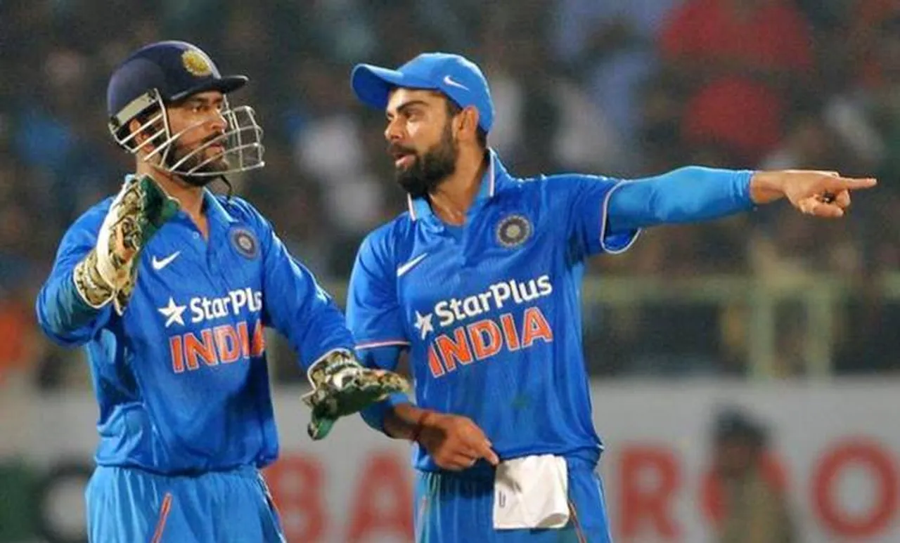 ms dhoni, virat kohli