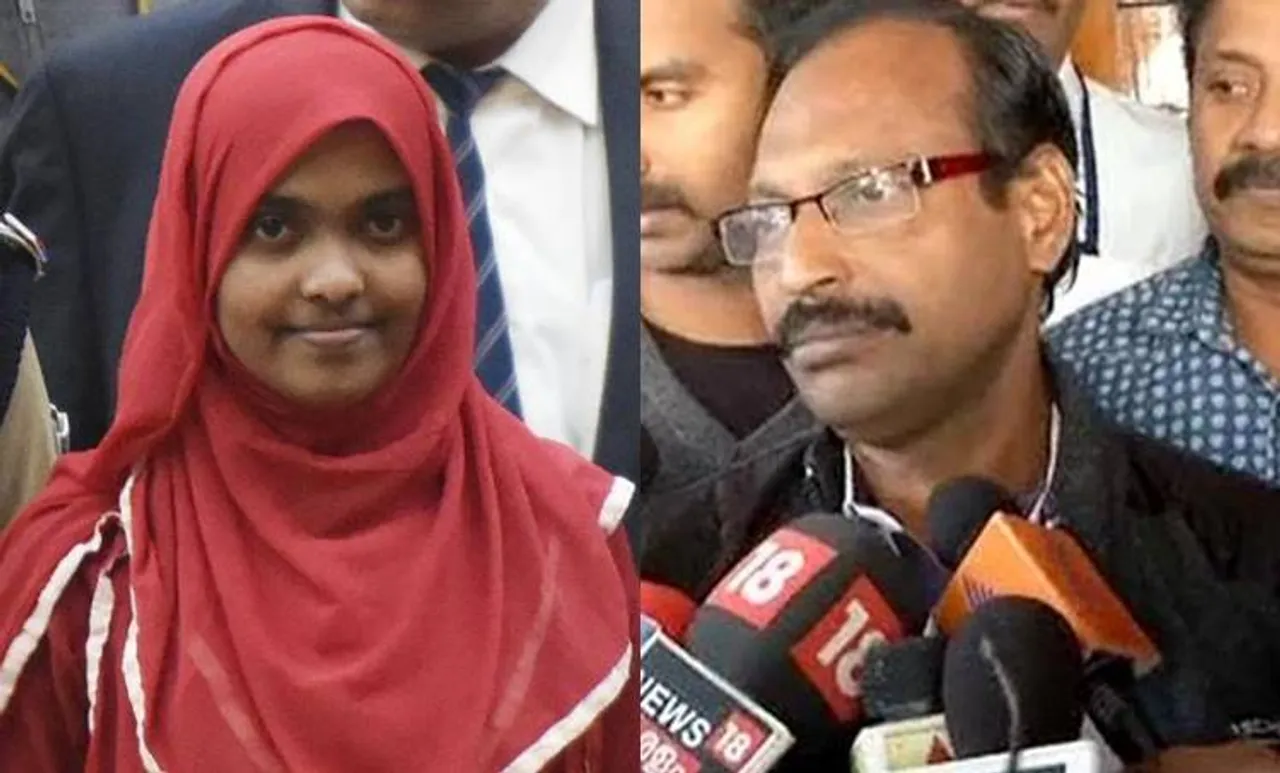 പരസ്പര സമ്മതത്തോടെയുള്ള വിവാഹമാണ്, ബലാൽസംഗമല്ല കേസ്; ഹാദിയ കേസിൽ അശോകന് തിരിച്ചടി