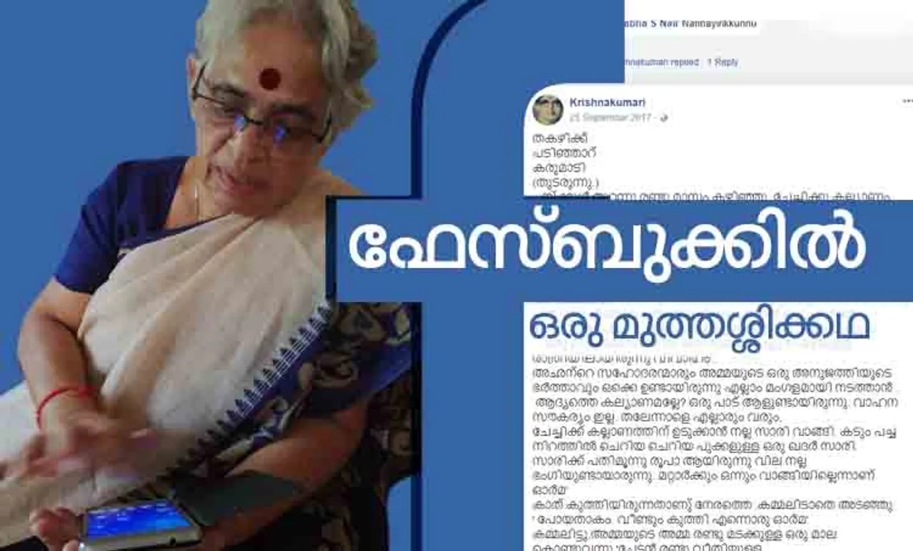 ഫെയ്‌സ്ബുക്കിൽ ഒരു മുത്തശ്ശിക്കഥ