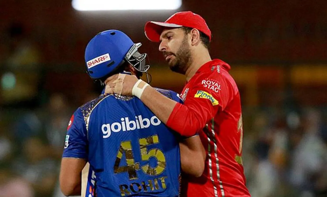 ipl,ഐപിഎല്‍, ipl 2019,ഐപിഎല്‍ 2019, yuvraj singh,യുവരാജ് സിങ്, rohit sharma, രോഹിത് ശർമ്മ,yuvraj rohit, yuvi rohit, ie malayalam,