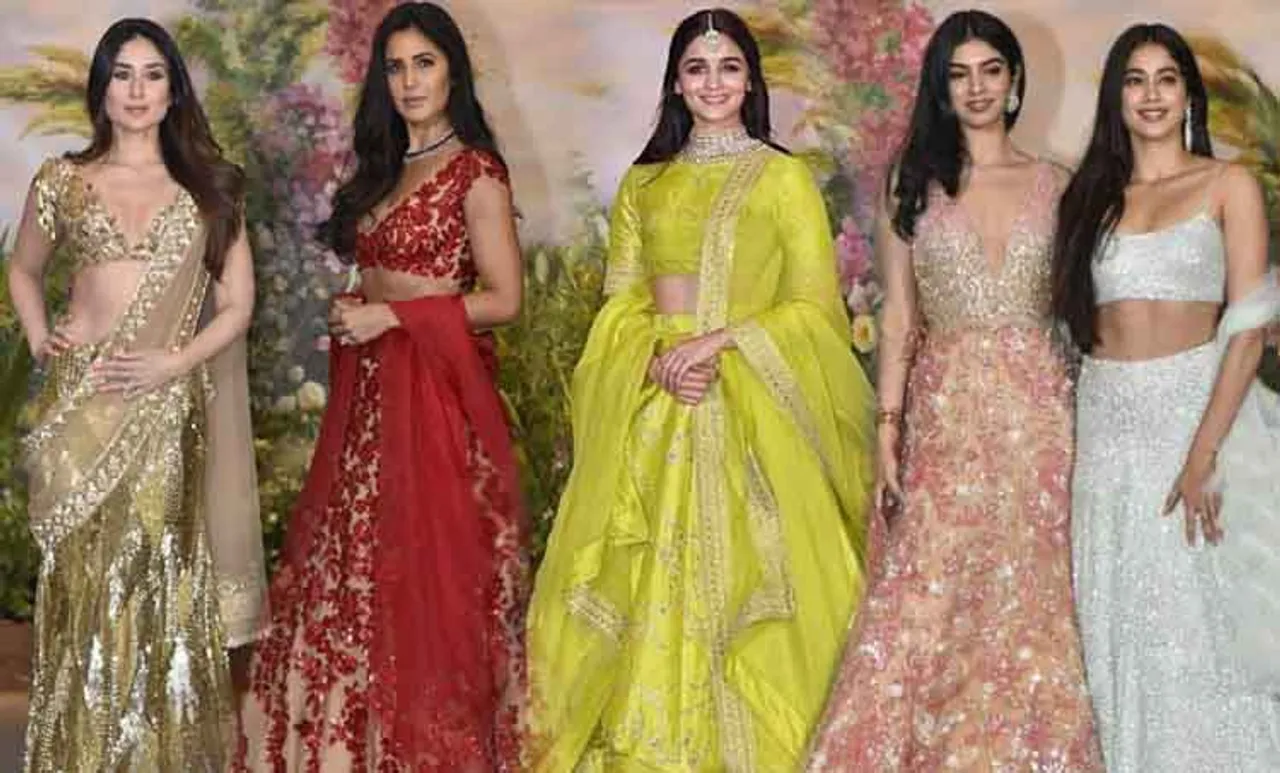 kareena kapoor,katrina kaif, aliya bhat, jahnvi kapoor,khushi kapoor