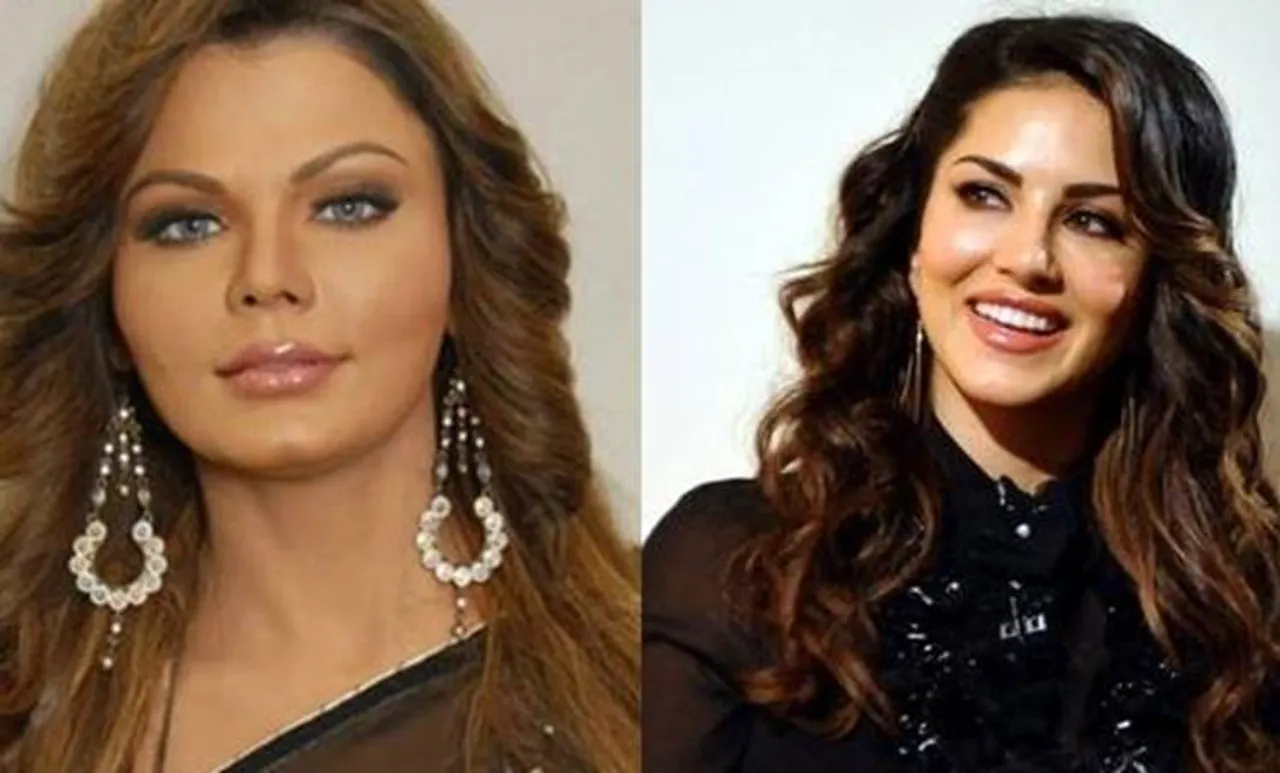 Rakhi Sawant, Sunny Leone