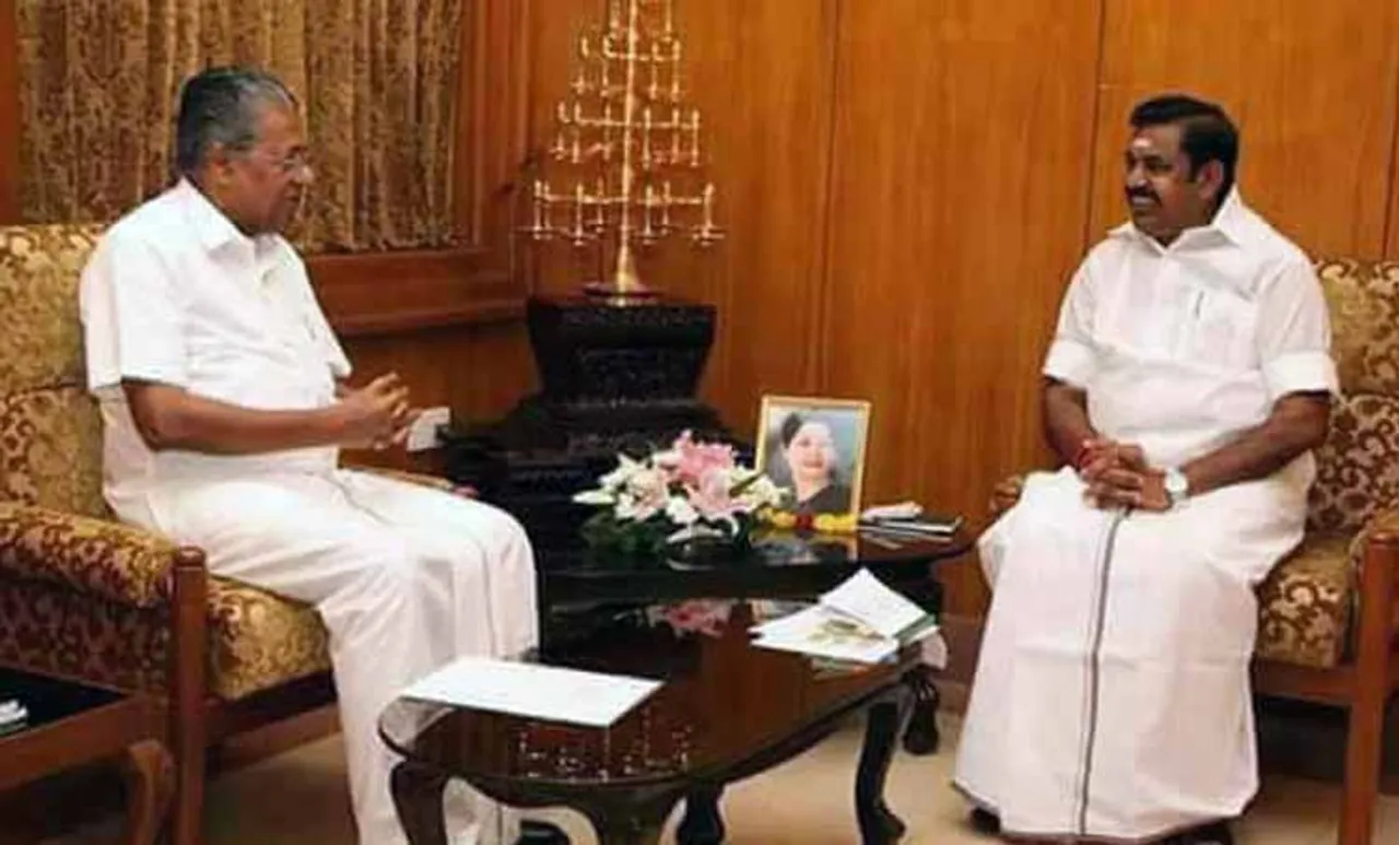 Kerala Rains Chief Minister Pinarayi vijayan writes to Tamilnadu Chief Minister Edappadi K Palaniswami on Mullaperiyar