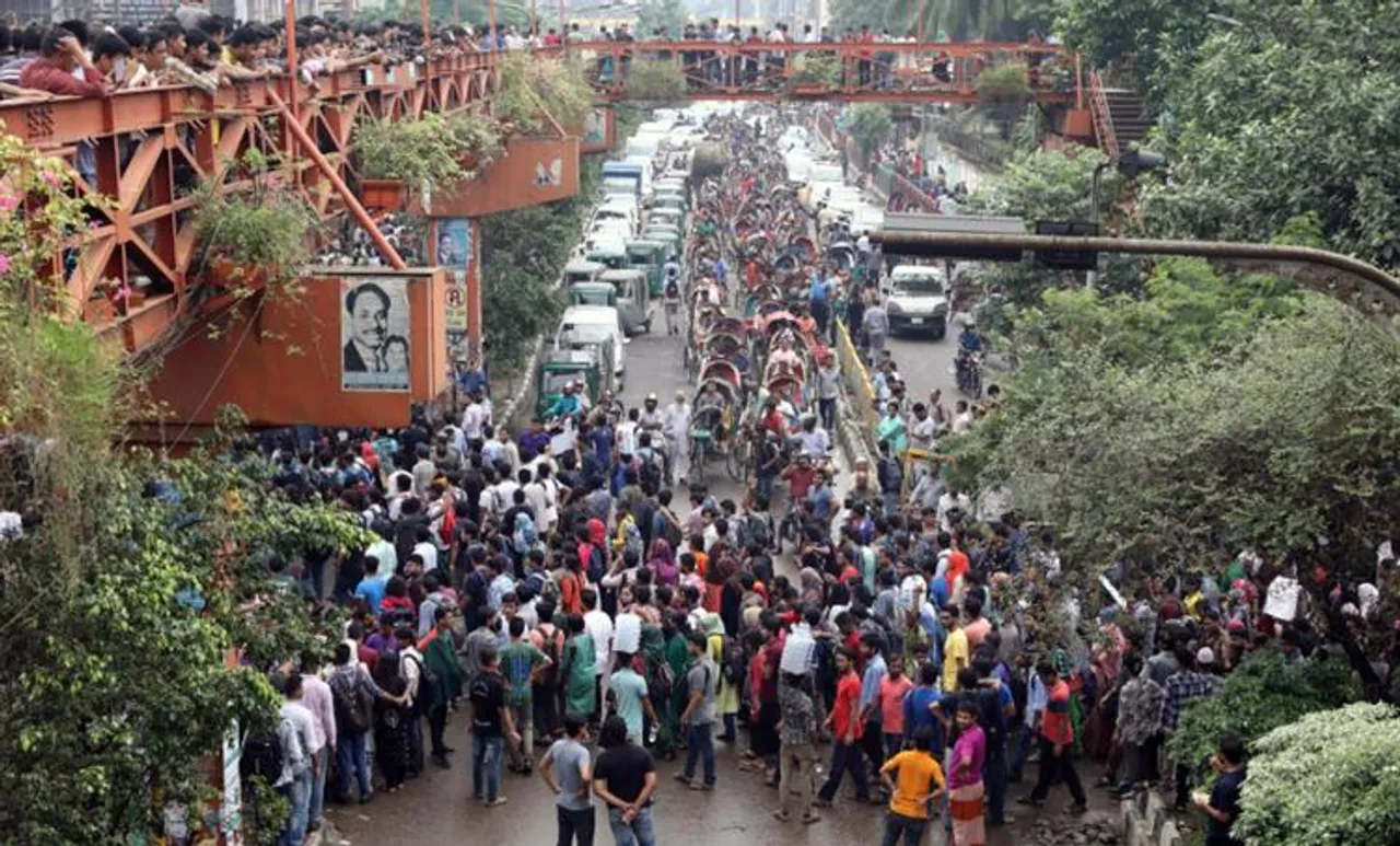 വിദ്യാര്‍ത്ഥി പ്രക്ഷോഭം; വാഹനാപകടങ്ങളില്‍ വധശിക്ഷ നല്‍കാന്‍ ബംഗ്ലാദേശ്