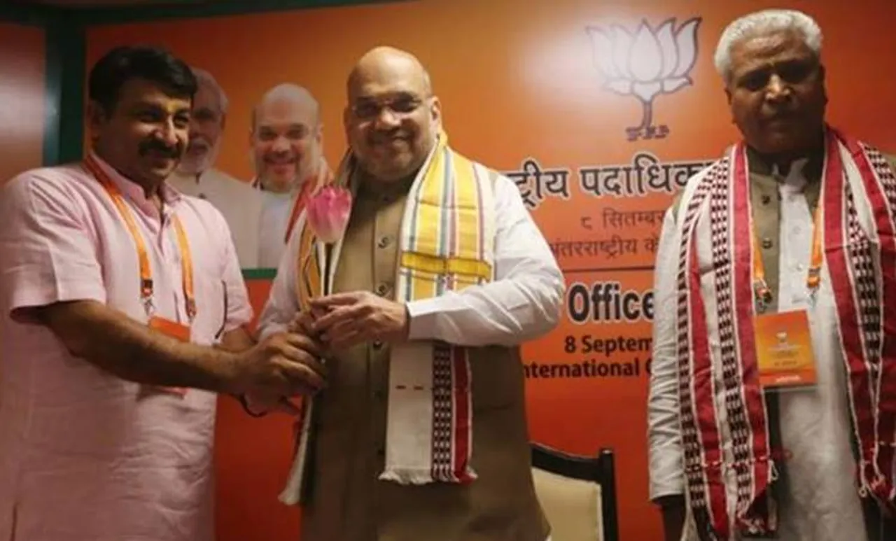 bjp national executive meet, bjp amit shah, amit shah national executive meet, bjp office bearers meet, indian express, latest news, bjp meeting