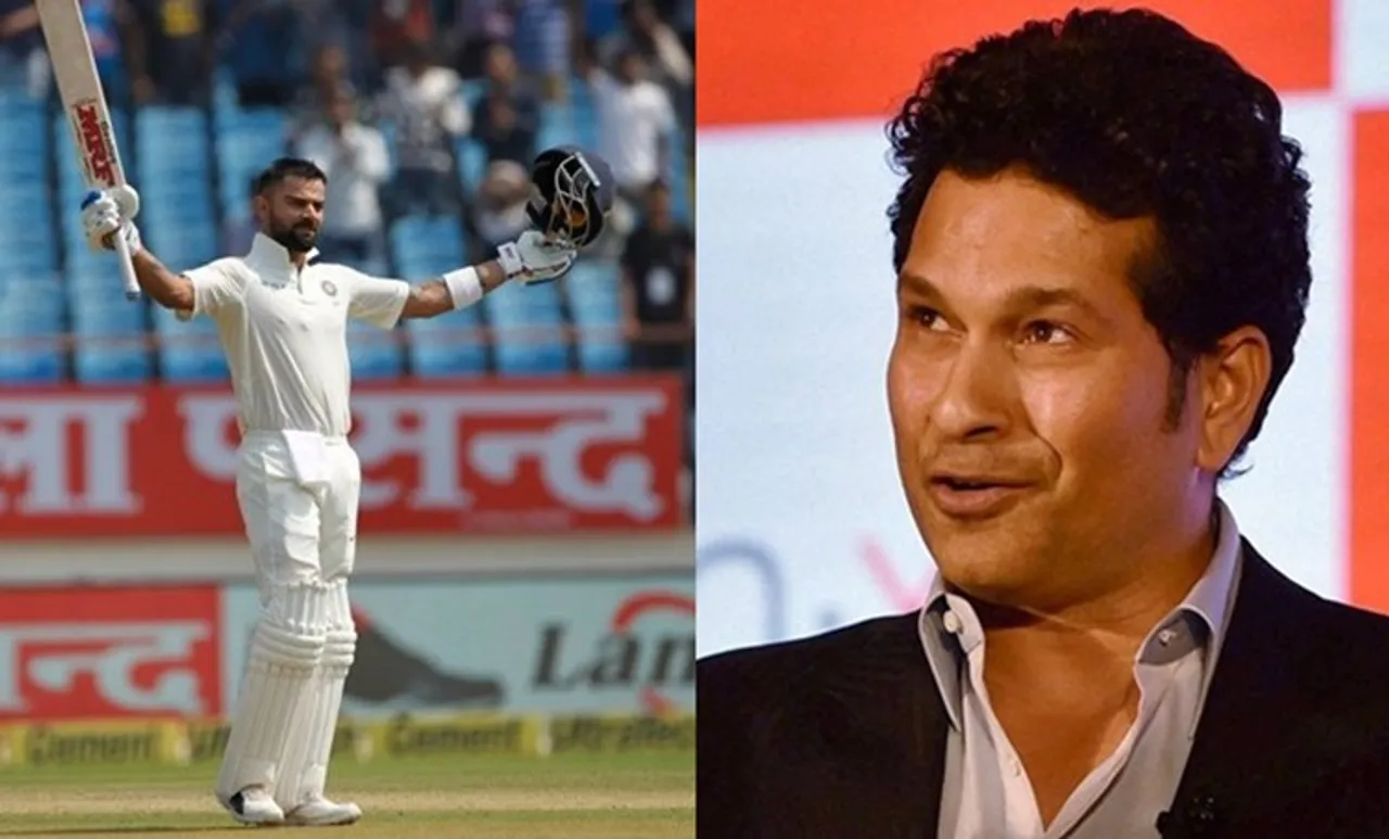 'കൊള്ളാമെടാ, നല്ല ശീലമാണ്'; തന്റെ റെക്കോര്‍ഡ് തിരുത്തിയ കോഹ്‌ലിയെ അഭിനന്ദിച്ച് സച്ചിന്‍