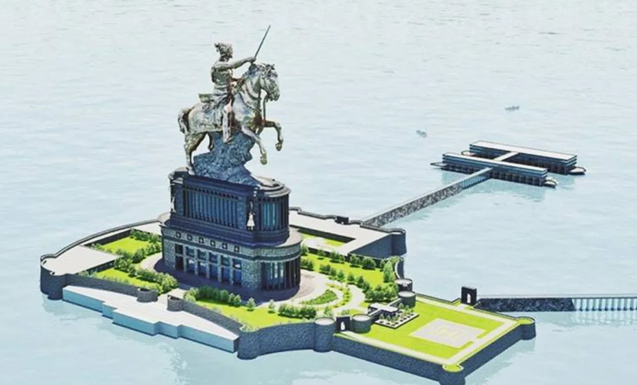 shivaji memorial statue, shivaji memorial statue in Arabian sea, statue of lord rama, ശിവജി പ്രതിമ, രാമ പ്രതിമ, അയോധ്യയിലെ രാമ പ്രതിമ, സർദ്ദാർ പ്രതിമ, govt may increase the height of Shivaji statute, Indian Express