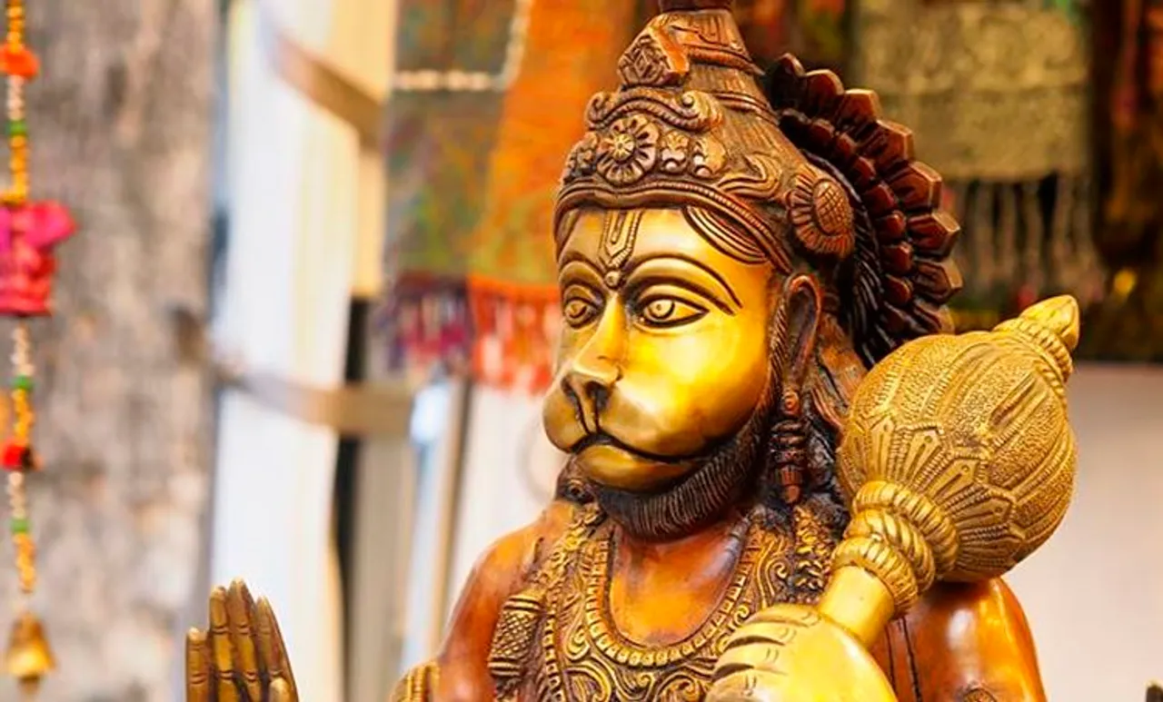 ഹനുമാനെ തൊട്ടു കളിച്ചാല്‍ നിങ്ങളുടെ 'ലങ്ക' ചാമ്പലാകും: ബിജെപിക്ക് കോണ്‍ഗ്രസ് മുന്നറിയിപ്പ്