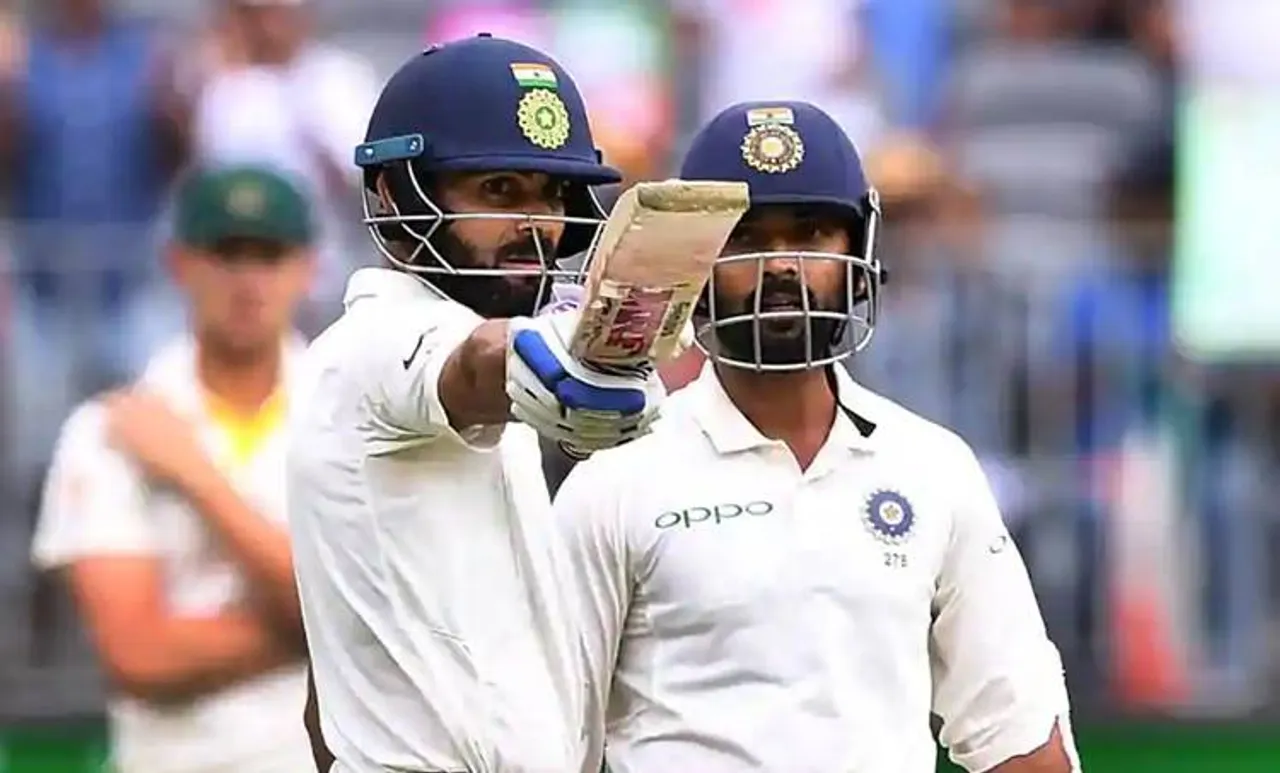virat kohli, ajinkya rahane, ind vs aus, perth, michael clark, team india, ie malayalam, കോഹ്ലി, രഹാനെ, ഇന്ത്യ, ഓസ്ട്രേലിയ, പെർത്ത്, ഐഇ മലയാളം