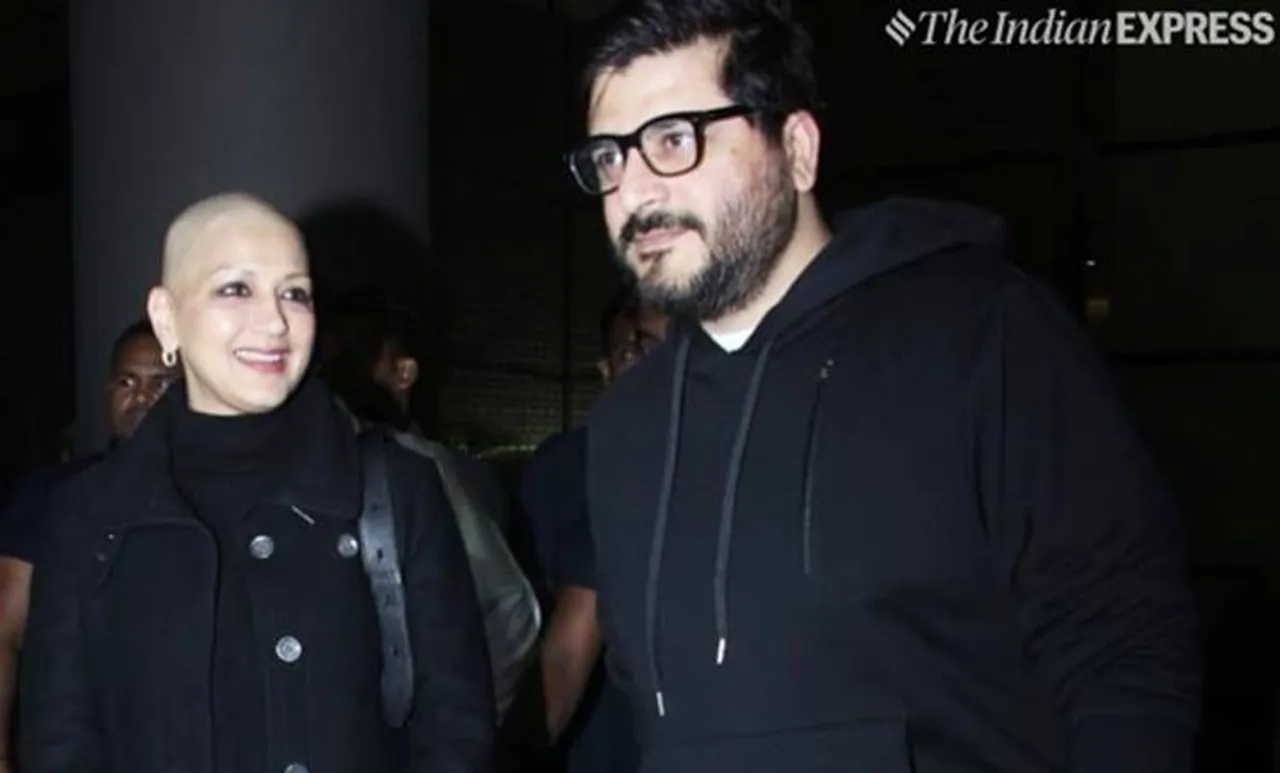 കാൻസർ ചികിത്സയ്ക്ക് ഇടവേള;  പ്രിയപ്പെട്ടവരെ കാണാൻ സൊനാലി മുംബൈയിലെത്തി