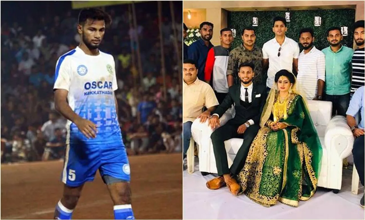 കല്യാണ പന്തലില്‍ നിന്നും ഫുട്‌ബോള്‍ മൈതാനത്തേക്ക്; ഇത് മലപ്പുറമാണ്, ഇവിടിങ്ങനാണ്