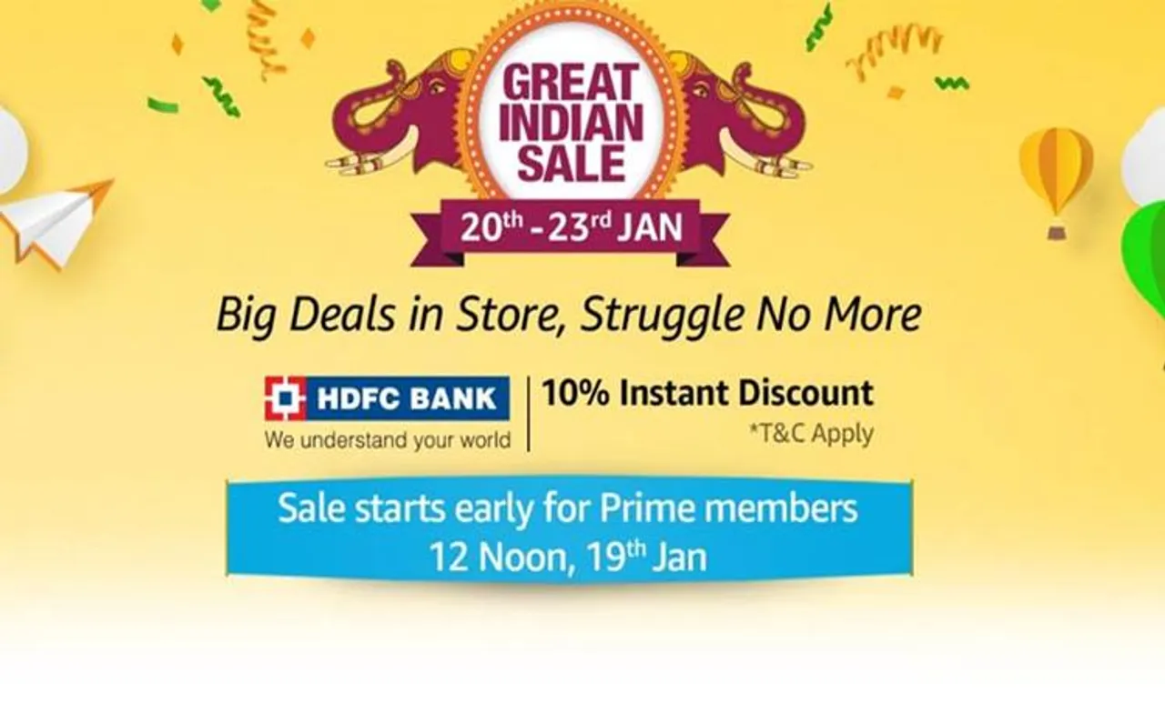 Amazon, Amazon Great Indian Sale, Amazon Great Indian Sale dates, Amazon Great Indian Sale offers, Amazon Great Indian Sale discounts,ആമസോൺ ഗ്രെയിറ്റ് ഇന്ത്യൻ സെയിൽ, Amazon Great Indian Sale smartphone deals , ആമസോൺ,ഐഇ മലയാളം