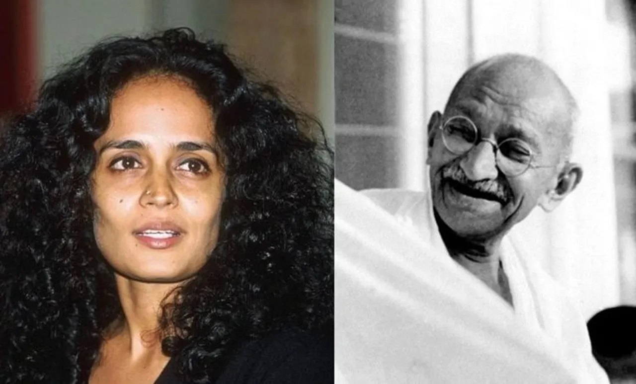 മഹാത്മാ എന്ന വിശേഷണം ഗാന്ധിക്ക് ചേരില്ല, കറുത്തവനെതിരെ വിവേചനം കാണിച്ചയാളാണ് ഗാന്ധി: അരുന്ധതി റോയ്