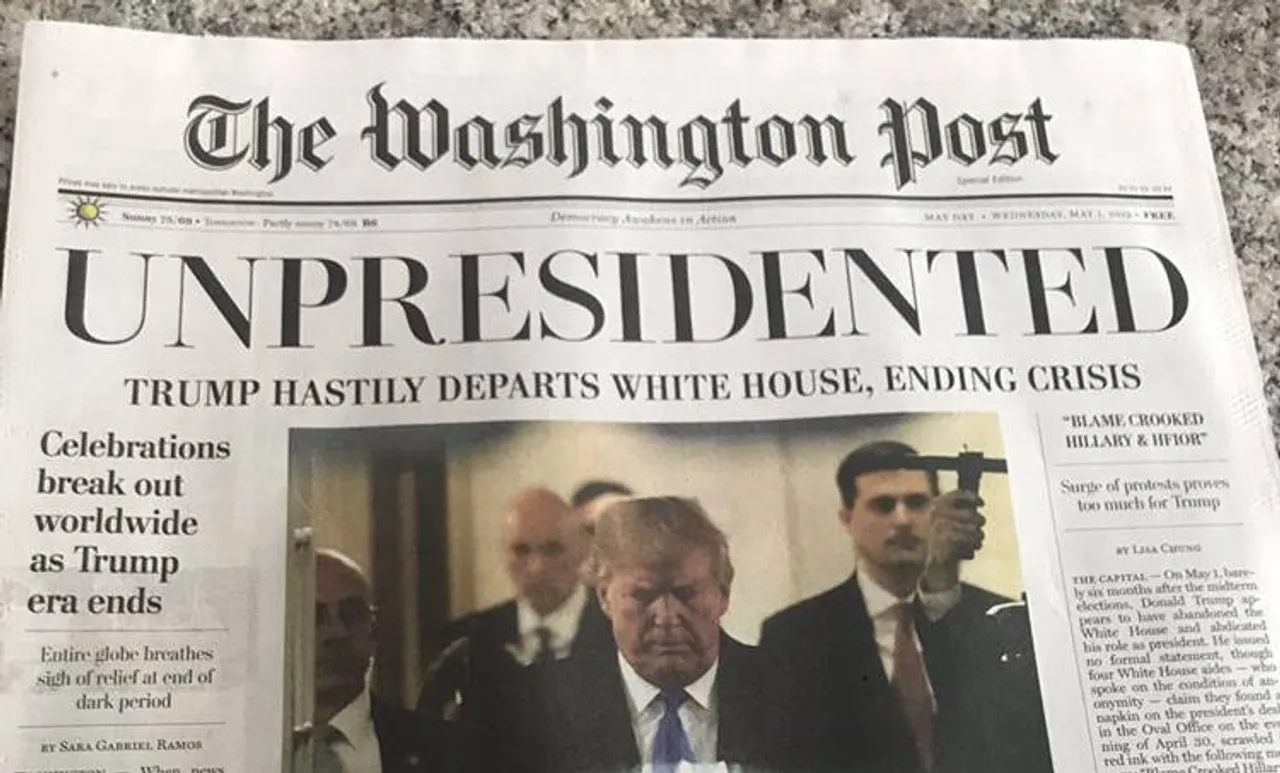 Trump, Unpresidented, Washington Post, post, america, ie malayalam, ട്രംപ്, രാജി, വാഷിങ്ടണ്‍ പോസ്റ്റ്, അമേരിക്ക, ഐഇ മലയാളം