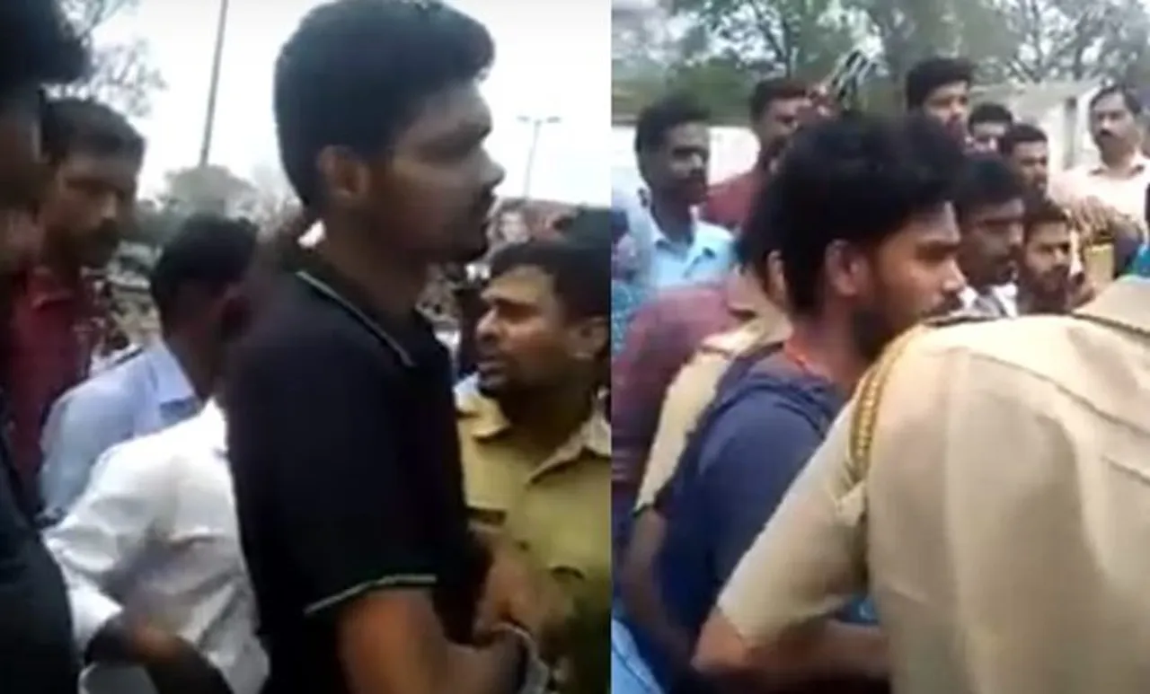 'രാഖി പൊട്ടിക്ക്'; കഞ്ചാവ് കടത്തുന്നതിനിടെ പിടിയിലായ ആര്‍എസ്എസുകാരനോട് സംഘപ്രവര്‍ത്തകന്‍