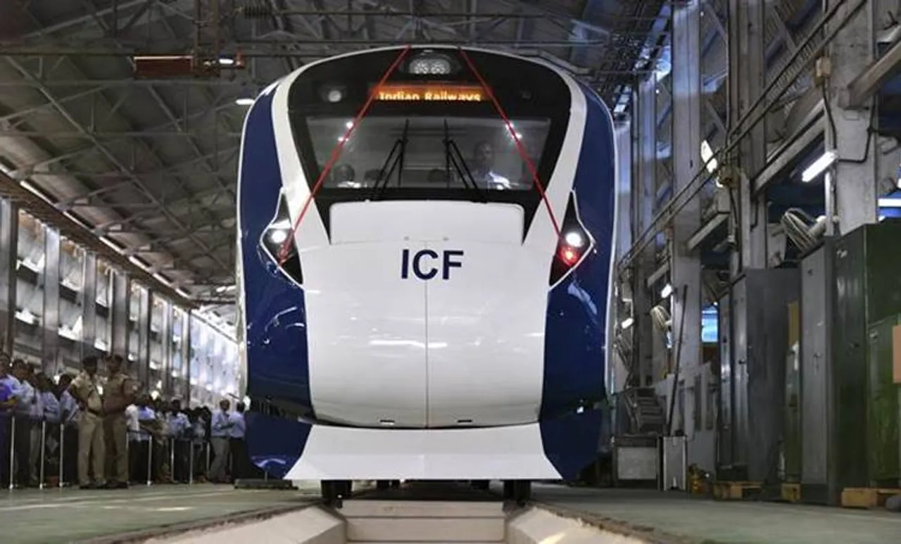 train 18, vande bharat express, train 18 launch, vande bharat express launch, delhi to varanasi, Narendra Modi, PM Modi, indian express, india news, latest news
