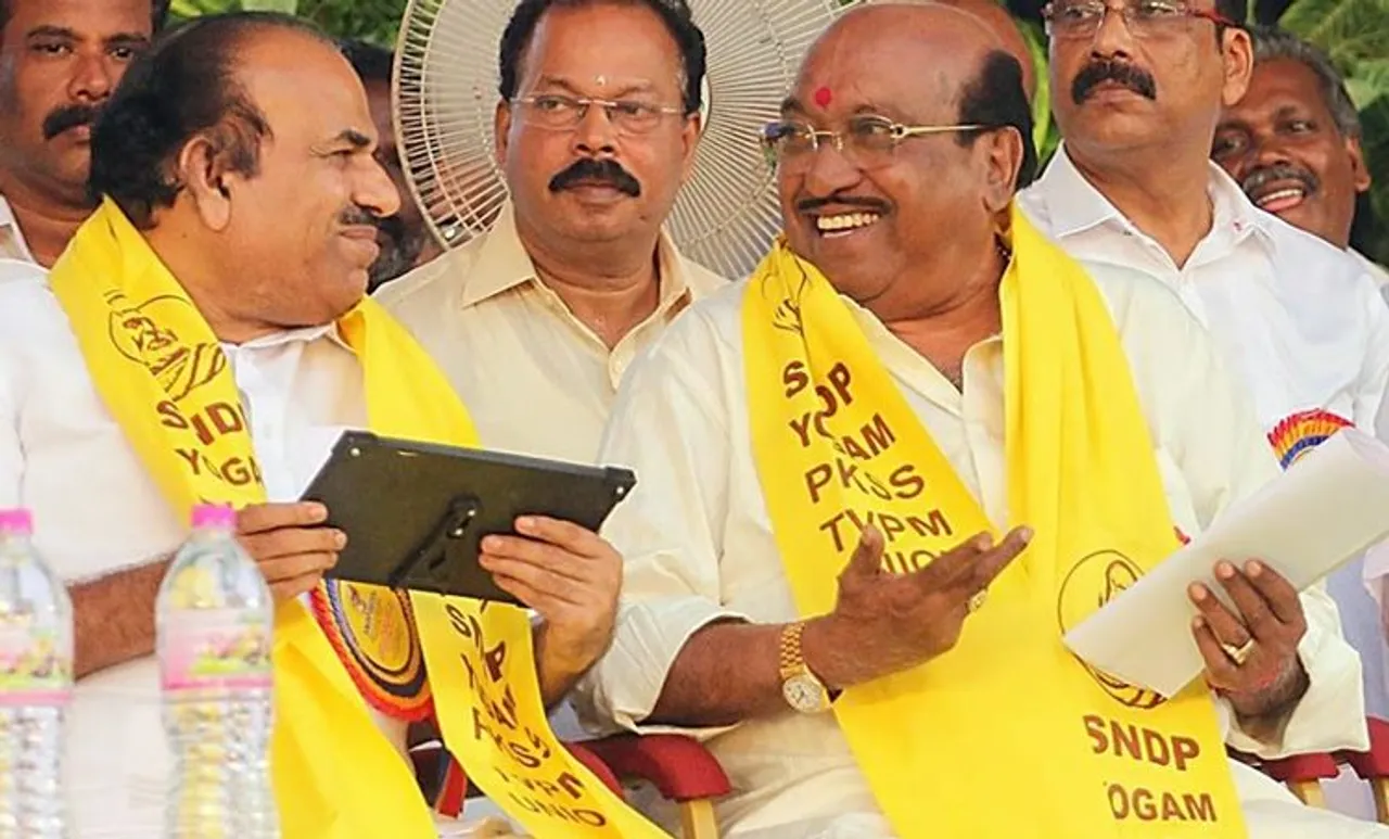 വെളളാപ്പളളിയുടെ വീട്ടില്‍ കോടിയേരി; തിരഞ്ഞെടുപ്പ് കാലത്ത് പിന്തുണ തേടി വരുന്നത് സാധാരണമാണെന്ന് വെളളാപ്പളളി