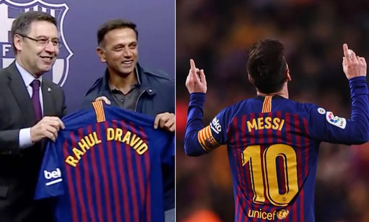മെസിയുടെ കളി നേരിൽക്കണ്ട് രാഹുൽ ദ്രാവിഡ്, അവിശ്വസനീയമെന്ന് ഇന്ത്യയുടെ വൻമതിൽ