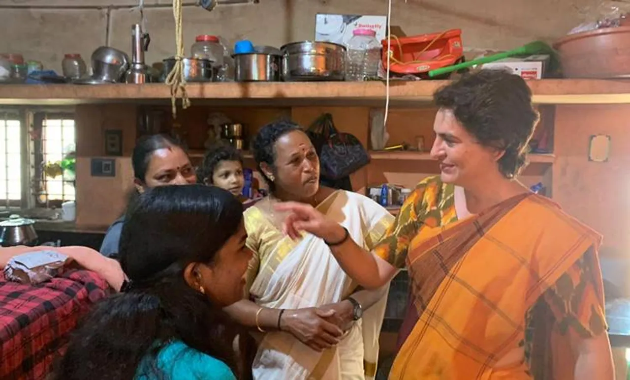 priyanka gandhi, wayanad, vv vasanthkumar family, ie malayalam