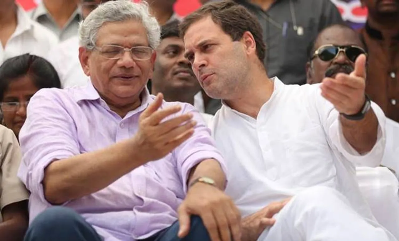 seetharam yechuri, സീതാറാം യെച്ചൂരി, rahul gandhi, രാഹുൽ ഗാന്ധി, വയനാട്, Wayanad, lok sabha elections 2019, ലോക്സഭ തിരഞ്ഞെടുപ്പ് 2019