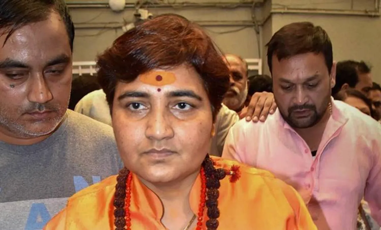 pragya singh, pragya singh thakur, sadhvi pragya singh, sivraj singh chuahan,ie malayalam