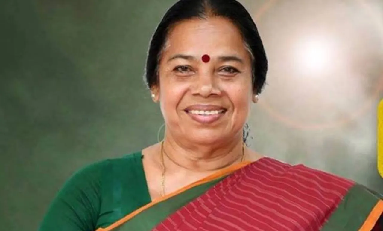 PK Sreemathi, CPM, Purdha
