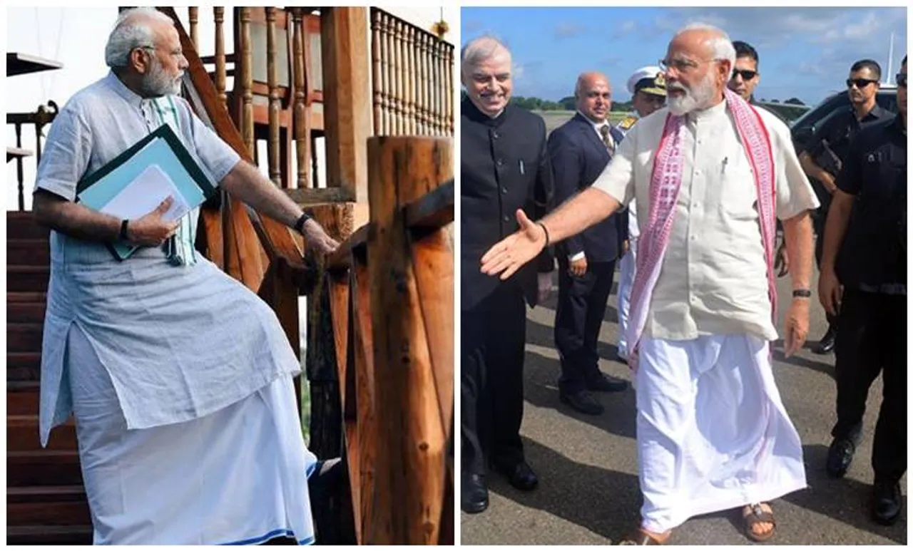 Modi wore Mundu, Guruvayur Temple