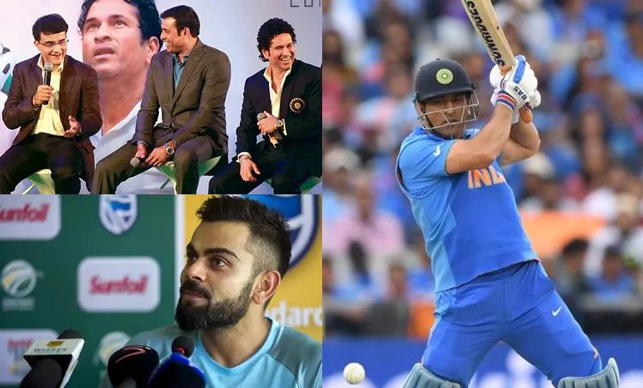 'മണ്ടന്‍ തന്ത്രം'; ധോണിയെ വൈകി ഇറക്കിയതിനെ വിമർശിച്ച് ഗാംഗുലിയും ലക്ഷ്മണും സച്ചിനും