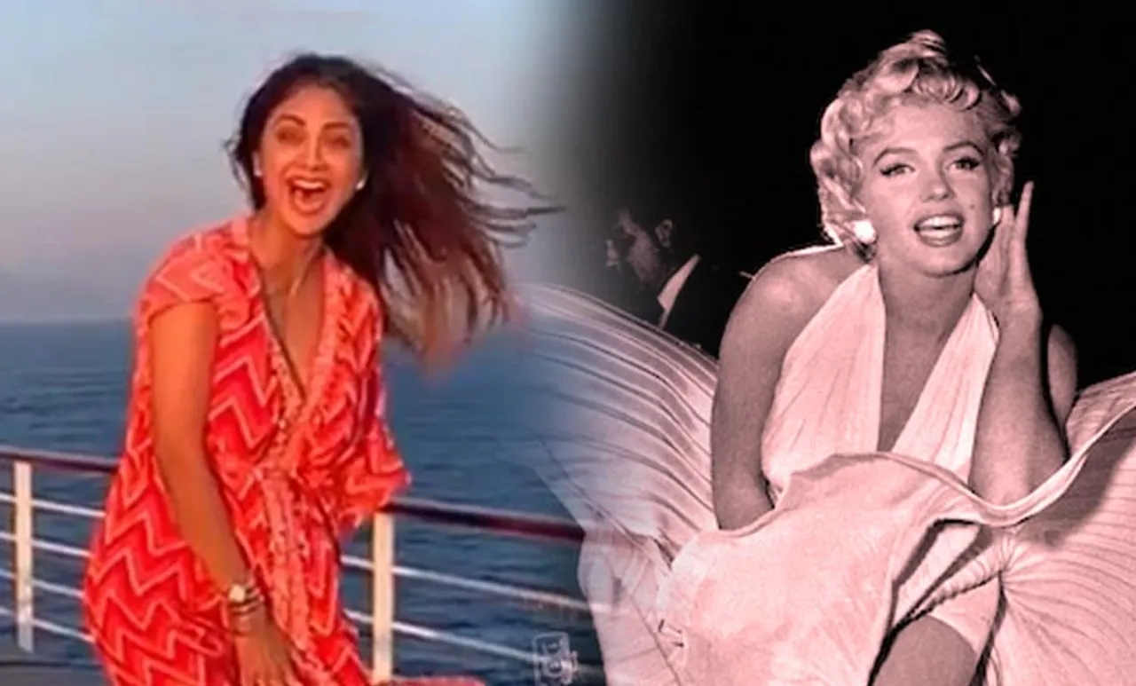 Shilpa Shetty, ശിൽപ്പ ഷെട്ടി, Marilyn Monroe, മെര്‍ലിന്‍ മണ്‍റോ, Shilpa Shetty Age, ശിൽപ്പ ഷെട്ടി വയസ്സ്, Shilpa Shetty photos, Shilpa Shetty Birthday, Raj Kundra, Shilpa shetty husband photos, ശിൽപ്പയും കുടുംബവും, Shilpa Shetty family, iemalayalam, ഐഇ മലയാളം