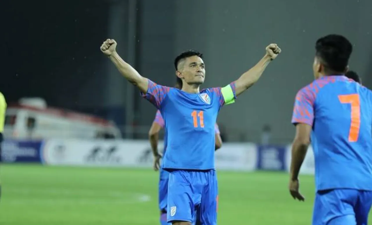 sunil chhetri, lionel messi, സുനിൽ ഛേത്രി, ലയണൽ മെസി, most international goals, most goals by indian, ഏറ്റവും കൂടുതൽ ഗോളുകൾ, ie malayalam, ഐഇ മലയാളം