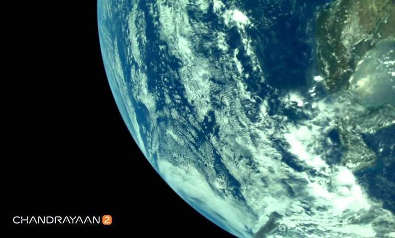 Chandrayaan-2 first images, Chandrayaan-2 launch, earth image Chandrayaan-2 launch, isro