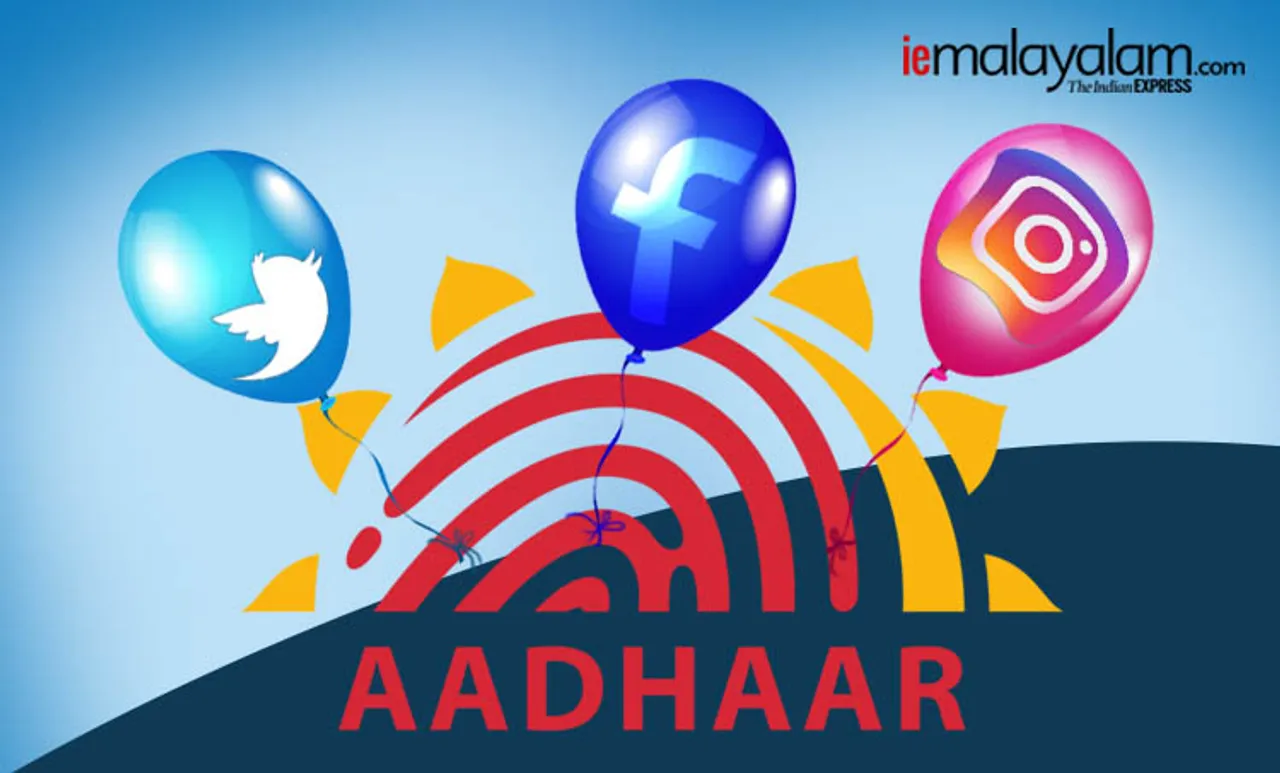 Aadhaar Facebook linking, ആധാർ, ഫെയ്സ്ബുക്ക്, Supreme Court on linking Aadhaar with user profile, സോഷ്യൽ മീഡിയ, FB on linking aadhaar with user profile, Madras HC case on linking aadhaar with user profile, Indian Express, ie malayalam, ഐഇ മലയാളം