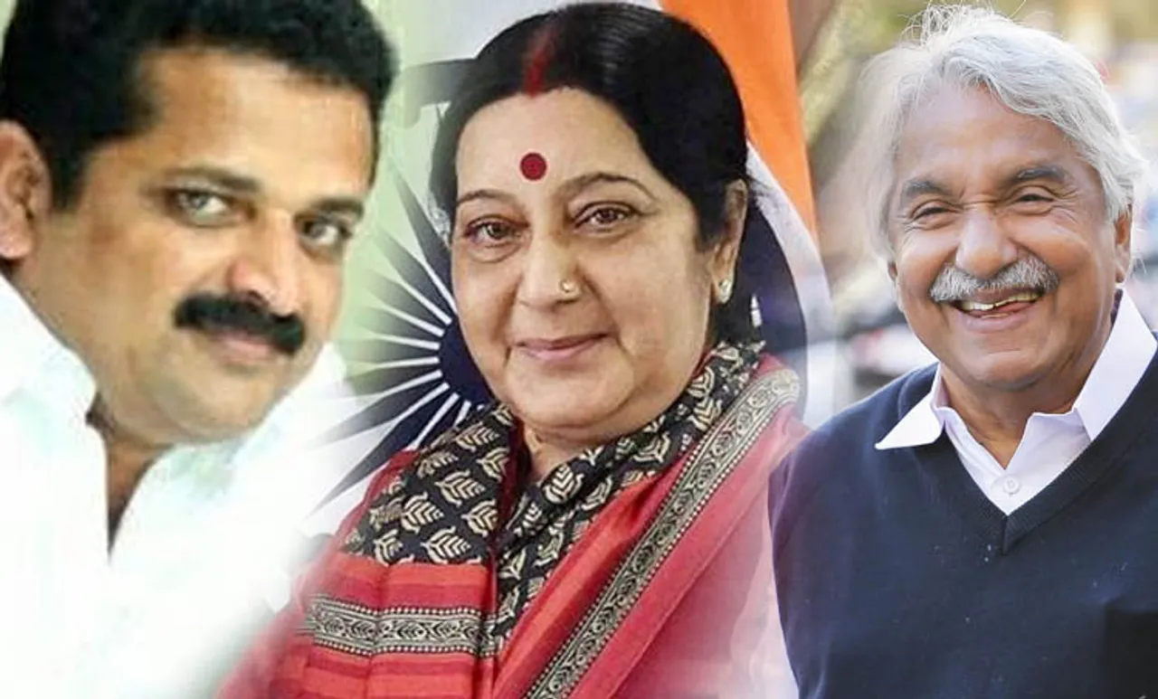 Sushma Swaraj, സുഷമ സ്വരാജ്, Oommen Chandy, ഉമ്മൻചാണ്ടി, Anto Joseph, ആന്റോ ജോസഫ്, Take off movie, ടേക്ക് ഓഫ്, Indian express Malayalam, ഇന്ത്യൻ എക്സ്‌പ്രസ് മലയാളം