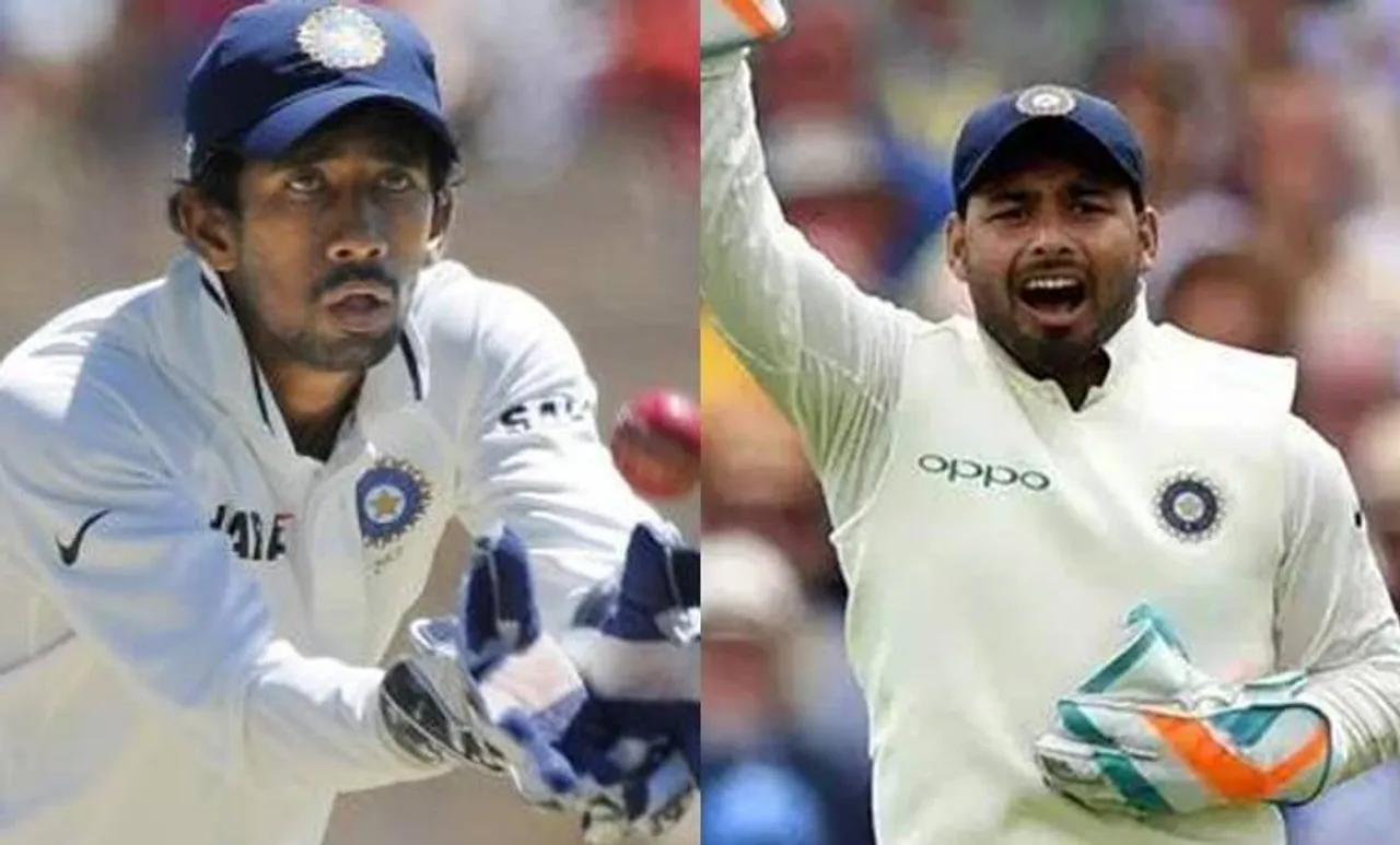 Rishabh Pant, ഋഷഭ് പന്ത്, Wridhiman saha, വൃദ്ധിമാൻ സാഹ, syed kirmani, സെയ്ദ് കിർമാണി, india vs west indies, ഇന്ത്യ, വെസ്റ്റ് ഇൻഡീസ്, ie malayalam, ഐഇ മലയാളം