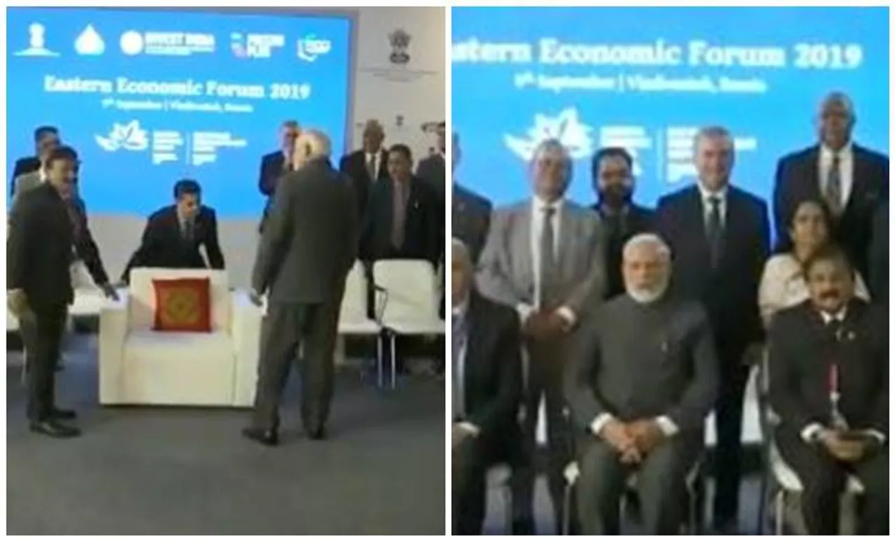 Narendra Modi Russia Viral Video