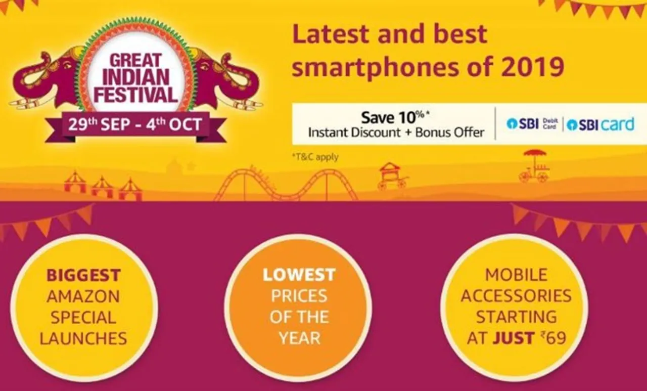 Flipkart Big Billion Days, ഫ്ലിപ്കാർട്ട് ബിഗ് ബില്ല്യൺ സെയിൽ, Amazon Great Indian Festival, ആമസോൺ ഗ്രേറ്റ് ഇന്ത്യൻ ഫെസ്റ്റിവൽ, Flipkart Big Billion Days deals, മൊബൈൽ ഓഫർ, Amazon Great Indian Festival deals, Flipkart Big Billion Days offers, Amazon Great Indian Festival offers, ie malayalam, ഐഇ മലയാളം