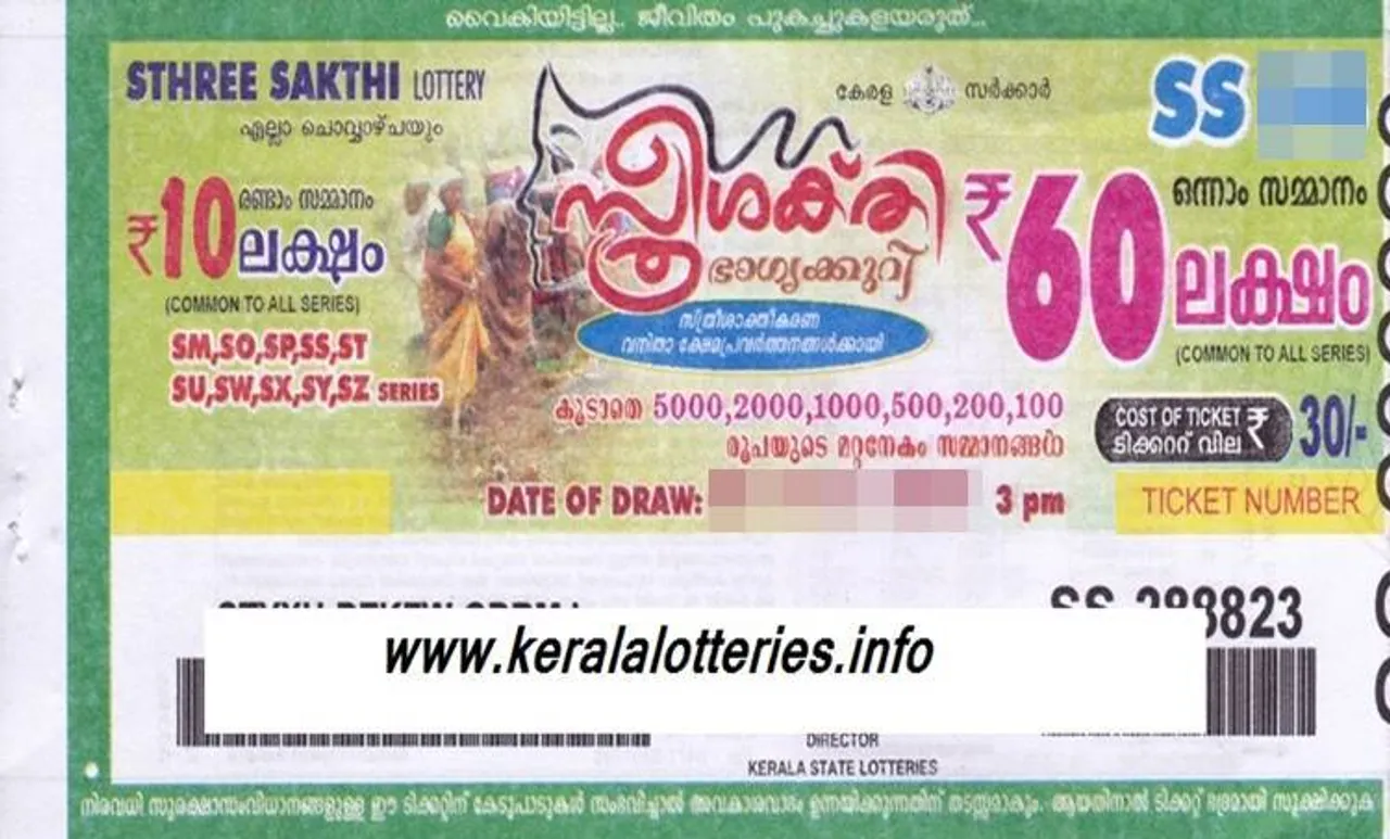 Sthree Sakthi Lottery Result, സ്ത്രീ ശക്തി ഭാഗ്യക്കുറി ഫലം , Sthree Sakthi Result, കേരള ഭാഗ്യക്കുറി, Sthree Sakthi Lottery, SthreeSakthi Kerala Lottery, Kerala Sthree Sakthi SS, സ്ത്രീ ശക്തി, ie malayalam, ഐഇ മലയാളം