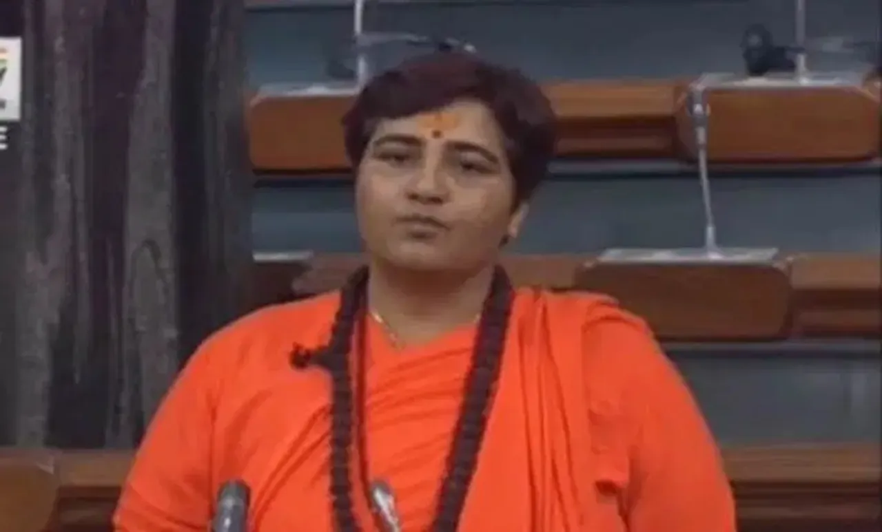 sadhvi Pragya calls Godse deshbhakt, Sadhvi Pragya calls Godse patriot in Parliament,Nathuram Godse, BJP, PM Modi says can't forgive Pragya thakur for Godse remark, Special Protection Group (Amendment) Bill, Lok sabha, malegaon blasts, indian express, പ്രഗ്യാ സിങ് ഠാക്കൂർ, നാഥൂറാം ഗോഡ്സെ, മഹാത്മാഗാന്ധി, ie malayalam, ഐഇ മലയാളം