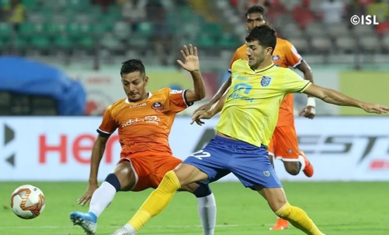 ISL 2019-2020, KBFCvsFCG Live Updates: നിലതെറ്റി മഞ്ഞപ്പട; കേരള ബ്ലാസ്റ്റേഴ്സ് - ഗോവ മത്സരം സമനിലയിൽ