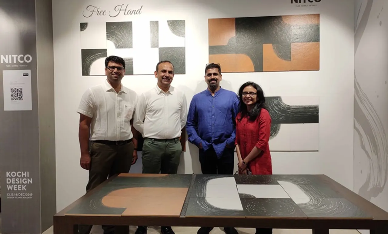 Kochi Design Week 2019, കൊച്ചി ഡിസൈന്‍ വീക്ക് 2019, Mobile App for tile design, ടൈൽ ഡിസൈനിനു  മൊബൈല്‍ ആപ്പ്, Free Hand, ഫ്രീ ഹാന്‍ഡ്, Mobile App, മൊബൈല്‍ ആപ്പ്, IE Malayalam, ഐഇ മലയാളം