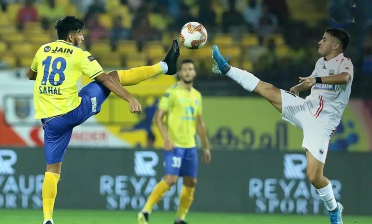സമനിലയിൽ നിലയുറപ്പിച്ച് കേരള ബ്ലാസ്റ്റേഴ്സ്; പെനാൽറ്റിയിലൂടെ തന്നെ മറുപടി പറഞ്ഞ് ഹൈലാൻഡേഴ്സ്