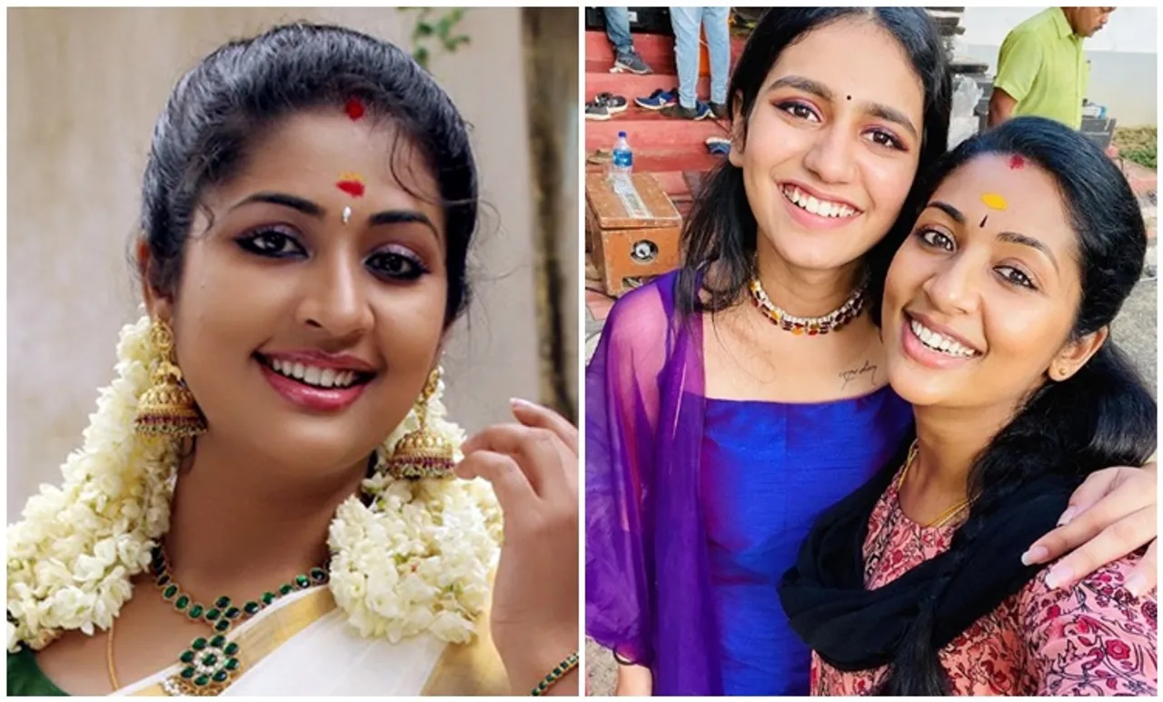 navya nair, നവ്യ നായർ, Priya Varrier, പ്രിയ വാര്യർ, Vk Prakash, വി.കെ.പ്രകാശ്, first look poster of Oruthee, ഒരുത്തീ, ie malayalam, ഐഇ മലയാളം