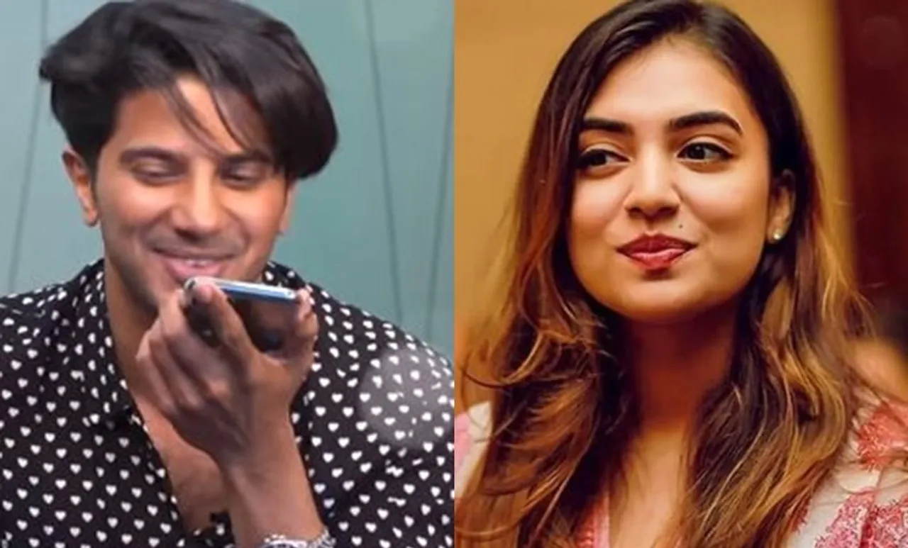 Dulquer Nazriya Dulquer Singing